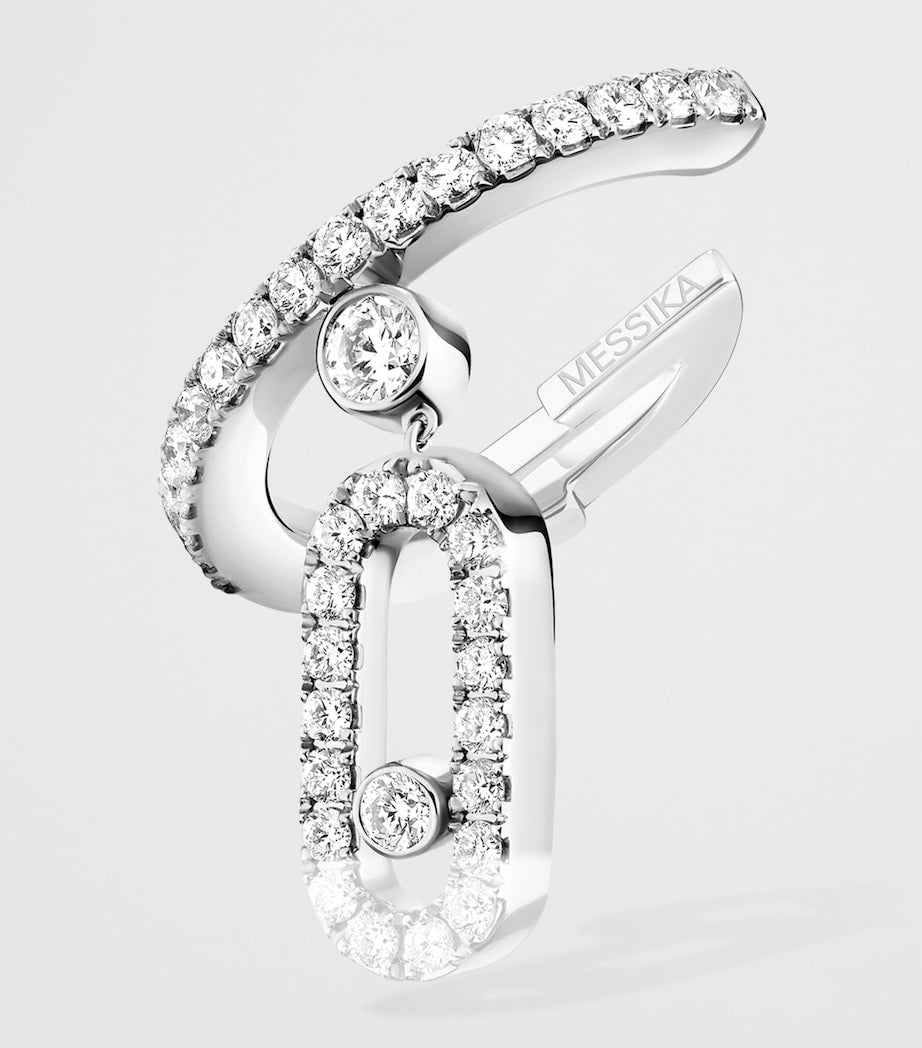 Messika Move Uno white gold diamond ear cuff 0.24ct (British brand)