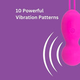 Loving Joy remote controlled vibrating kegel balls 9cm - British product