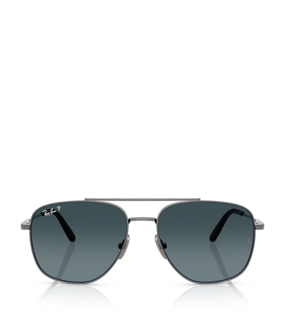 Ray-Ban William quadratische Sonnenbrille, importiert aus dem Vereinigten Königreich