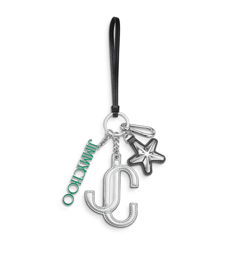 Jimmy Choo logo bag charm, imported from the UK