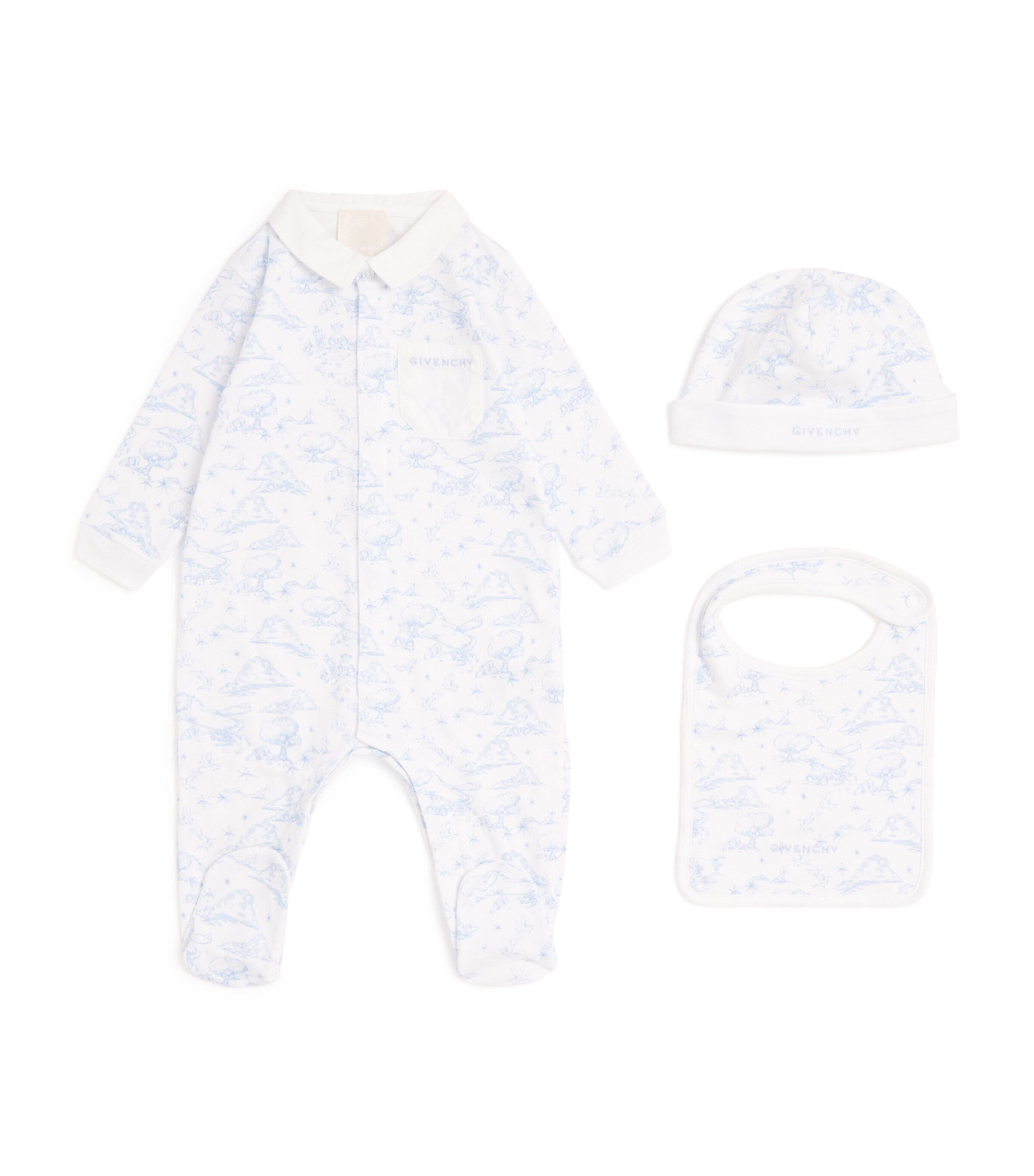 Givenchy Kids all-in-one set with hat and bib, 1-18 months - British product