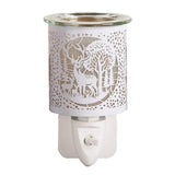 Aroma plug in wax melter white deer family 13cm (British brand)