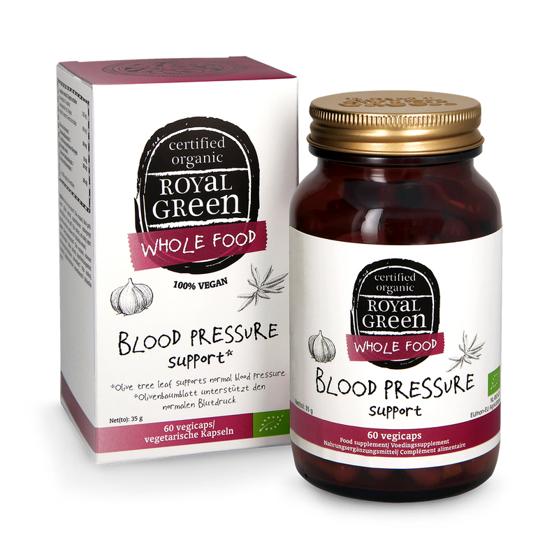 Royal Green blood pressure support supplement Bio 60 Capsules (British brand)