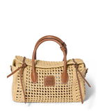 Miu Miu raffia top-handle handbag, imported from the UK