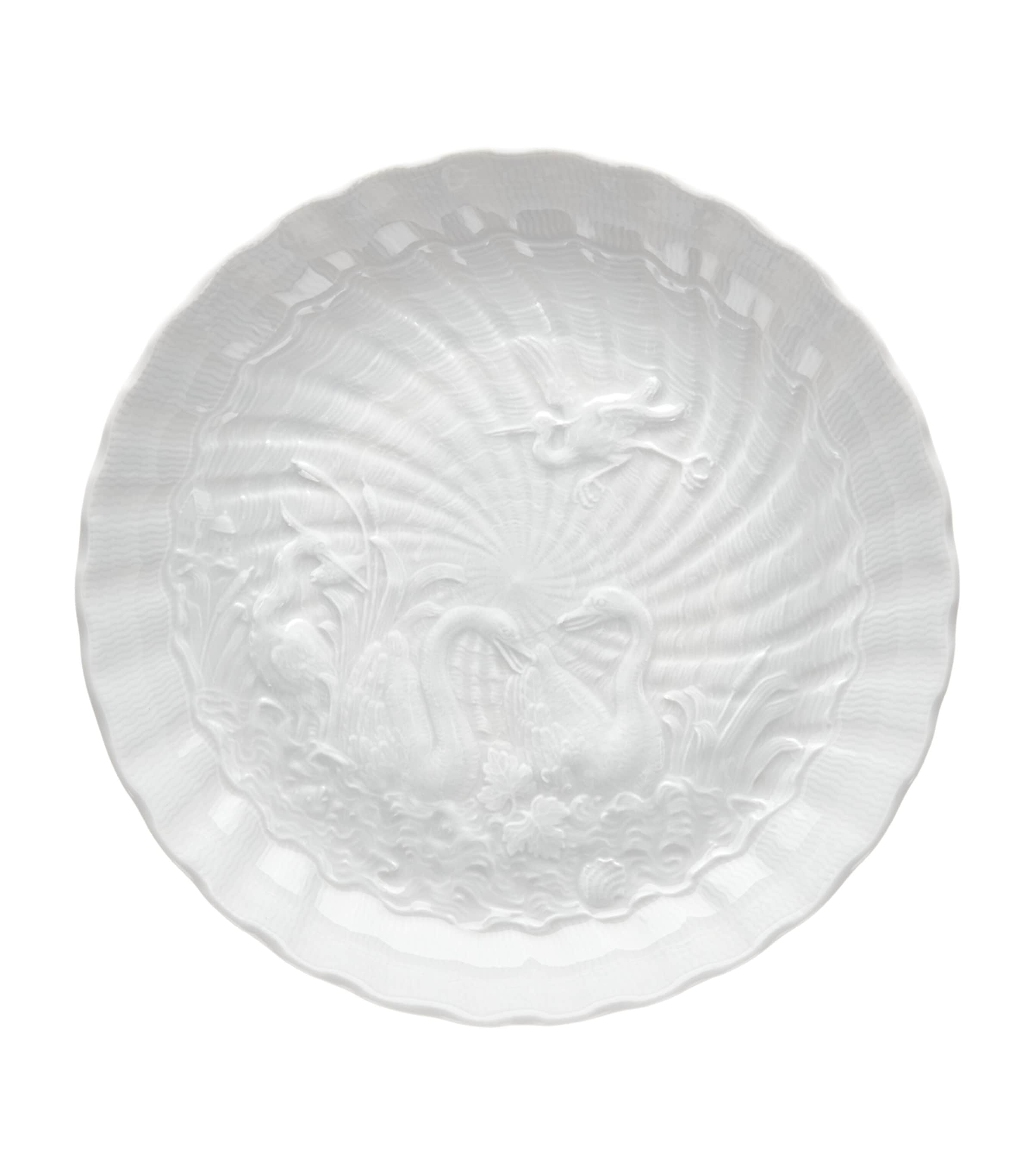 Meissen Swan Service cappuccino cup and saucer, UK version