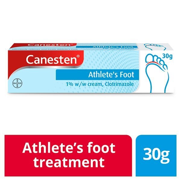 Canesten Athlete's Foot 1% w/w Cream 15g GOODS Superdrug   