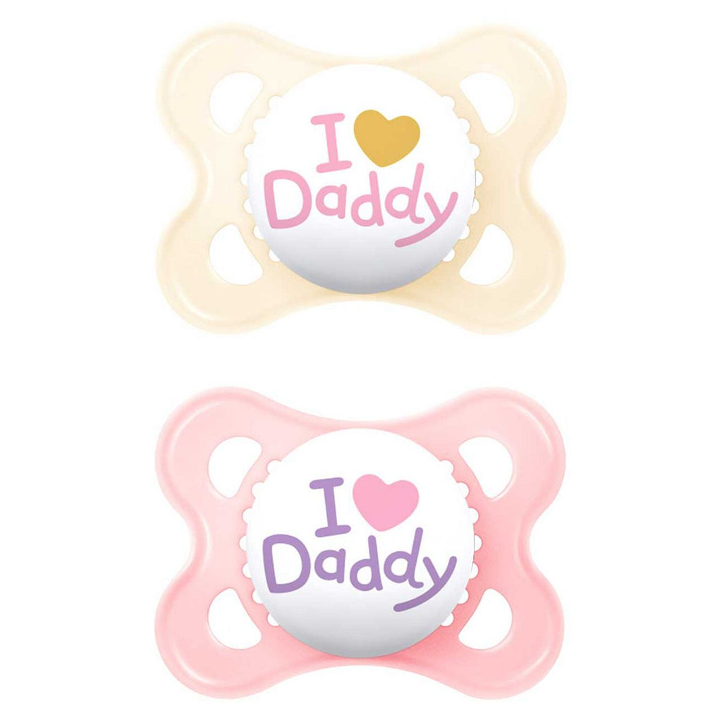 MAM Style 2+ 6 Soother - Pink Daddy