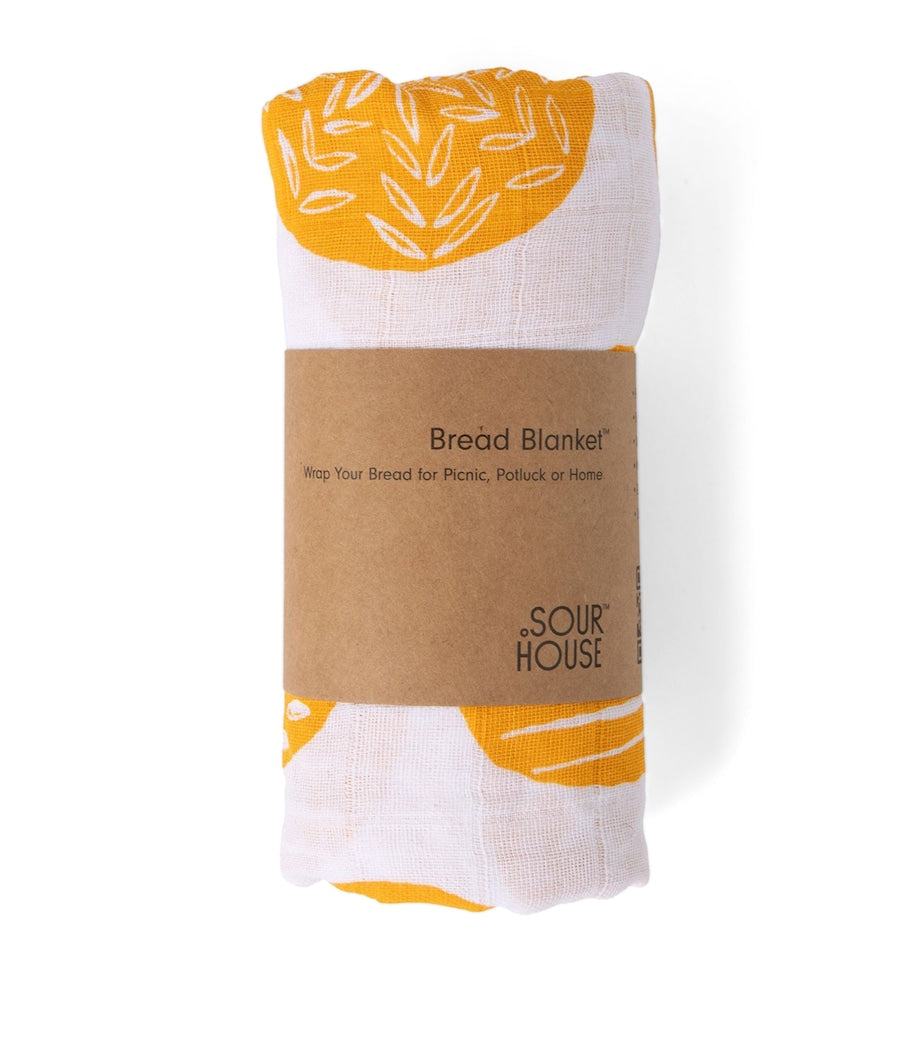 Sourhouse bread blanket golden loaf print 86cm (British brand)