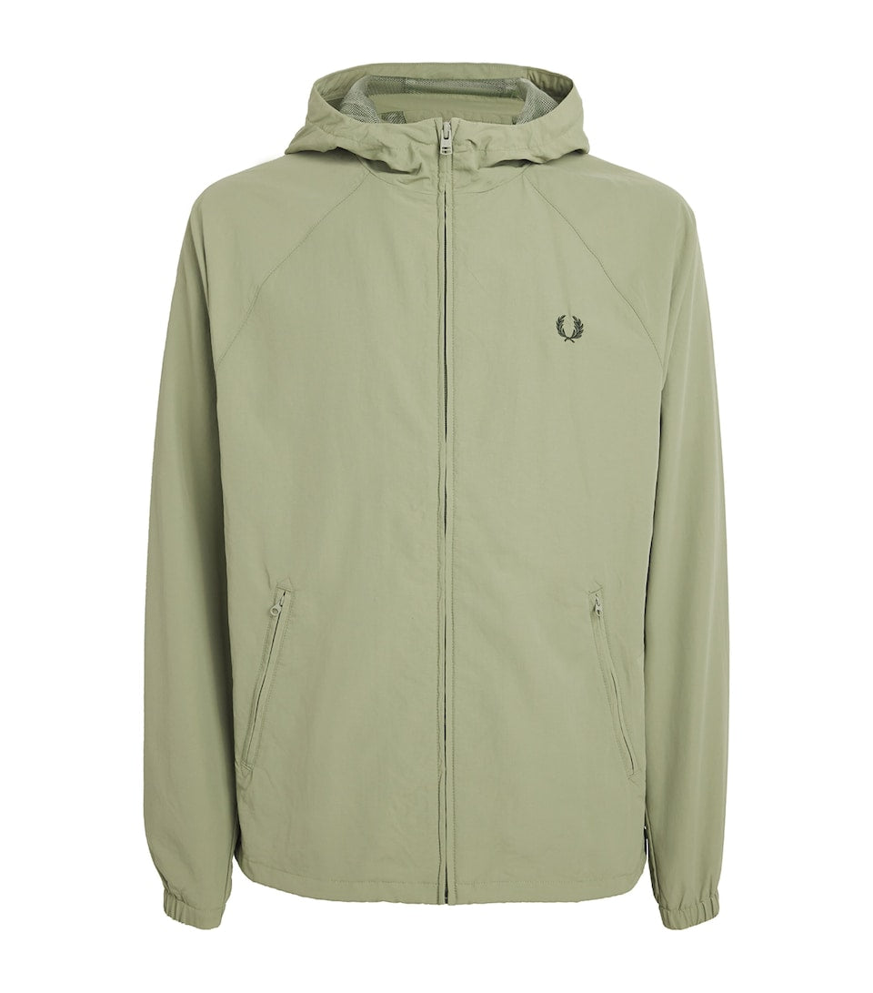 Men's Hoodie with Logo Patch on Sleeve