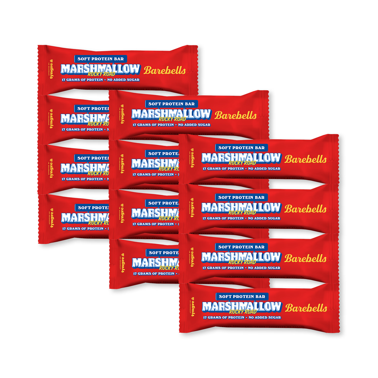 Barebells Rocky Road protein bar 12 x 55g, UK version