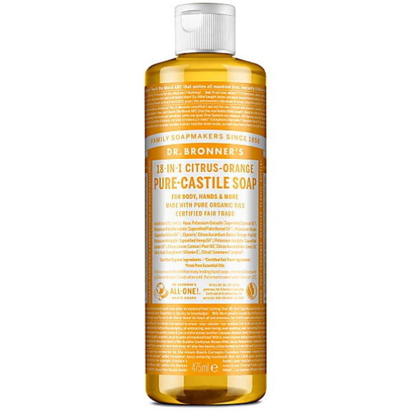 Dr Bronner Citrus Castile Liquid Soap - 473ml GOODS Superdrug   