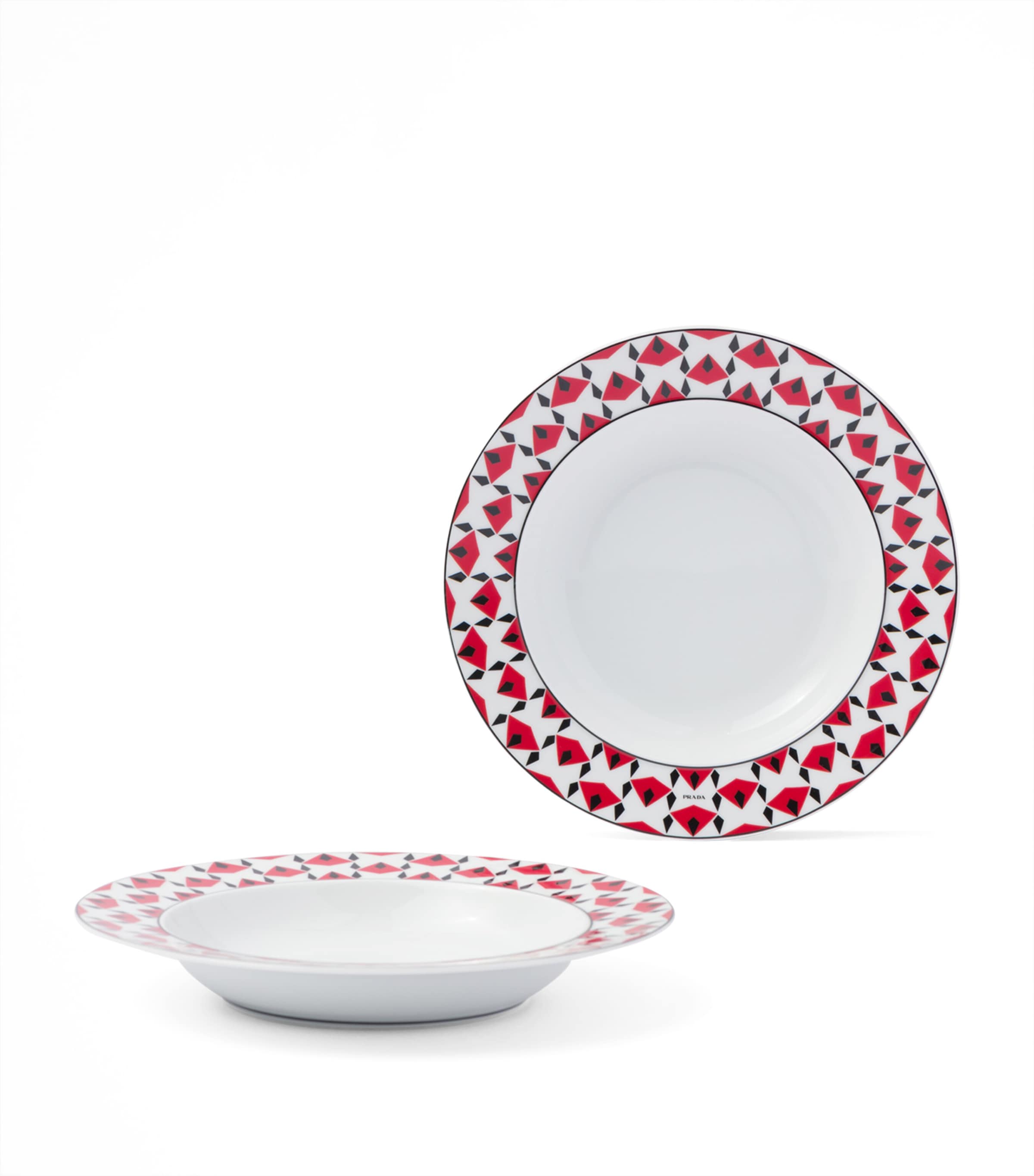 Prada Vienna soup plates set of 2 22cm, imported from the UK