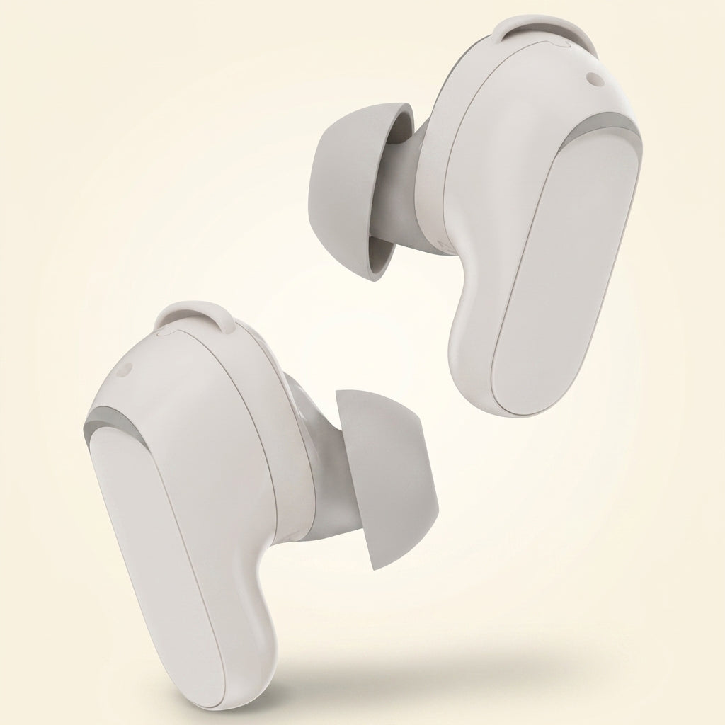 Bose QuietComfort Ultra earbuds white wireless charging case, imported from the UK