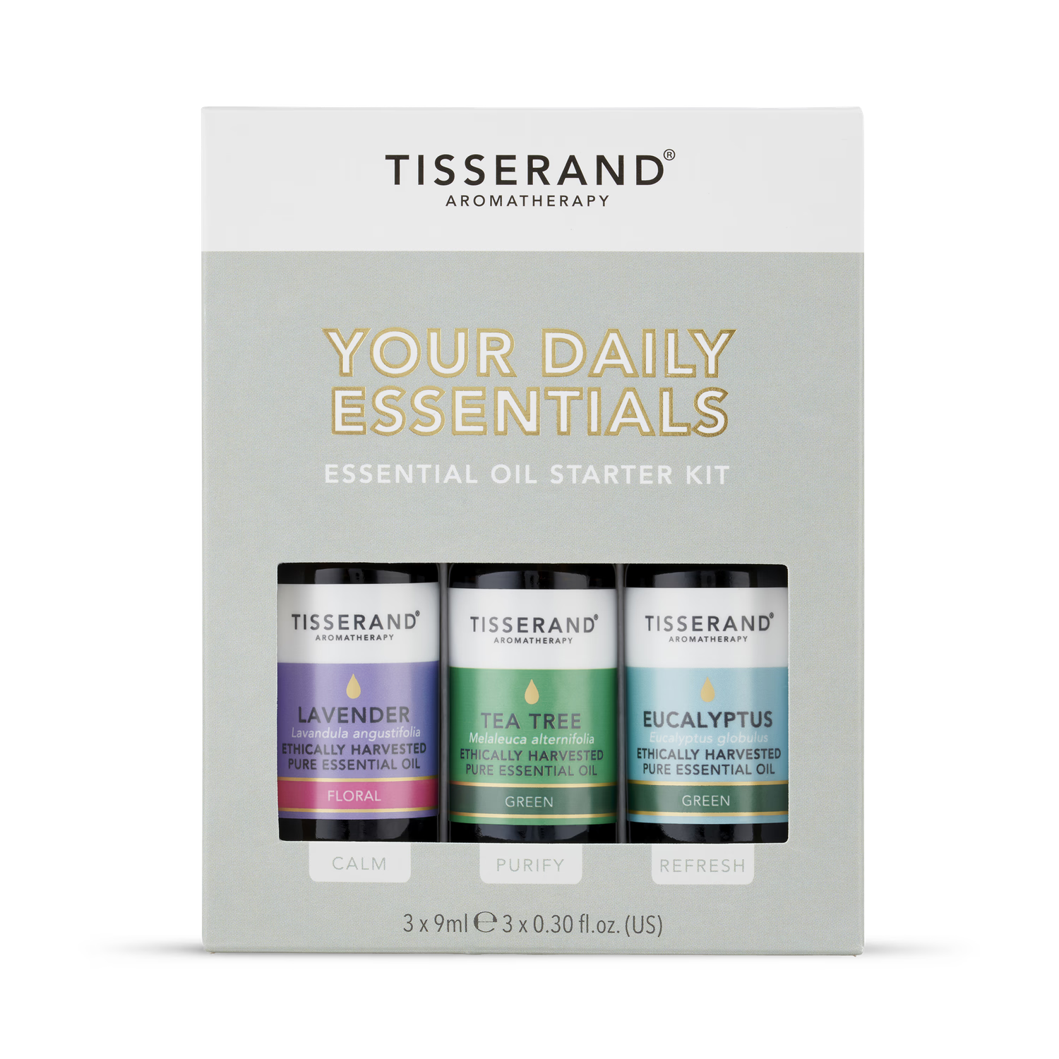 First Natural Brands essential oils set 9ml, UK version