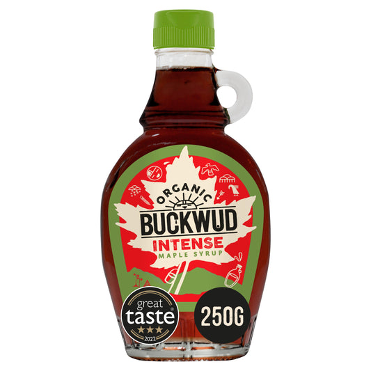 Buckwud Organic Intense Canadian Maple Syrup 250g GOODS Sainsburys   