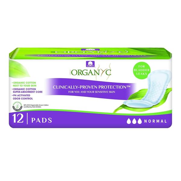Organyc Moderate Pads 12's