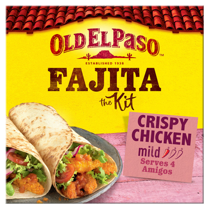 Old El Paso Mexican Crispy Chicken Fajita Kit GOODS ASDA   