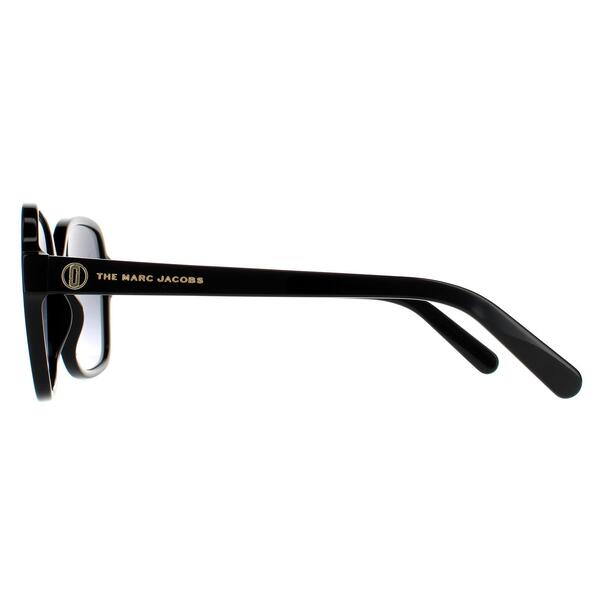Marc Jacobs MARC 526/S women's square sunglasses black gradient (British brand)