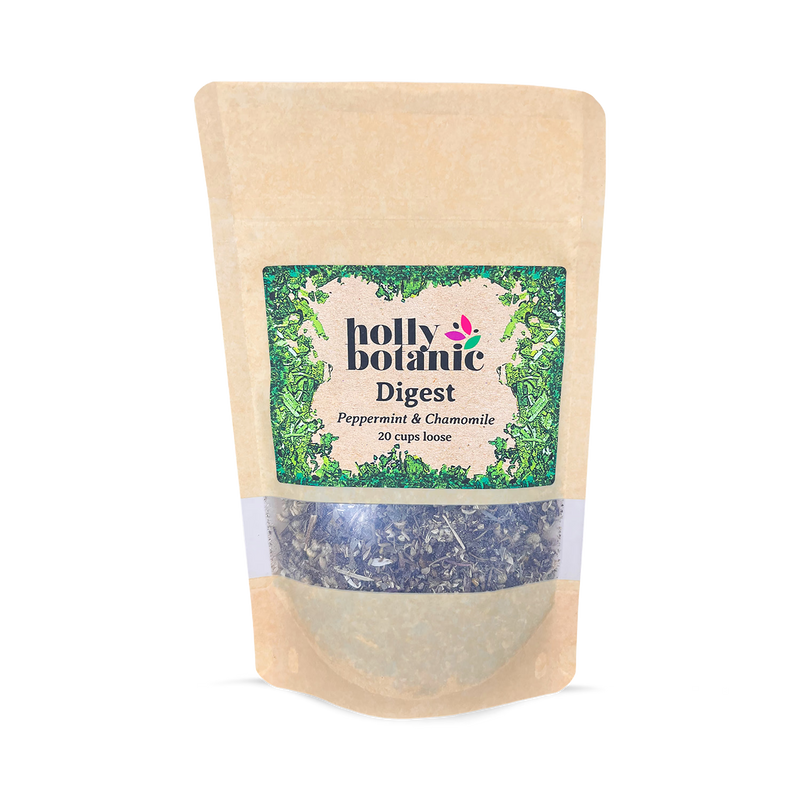 Holly Botanic Digest Tisane | Peppermint & Chamomile | 20 Cup Loose