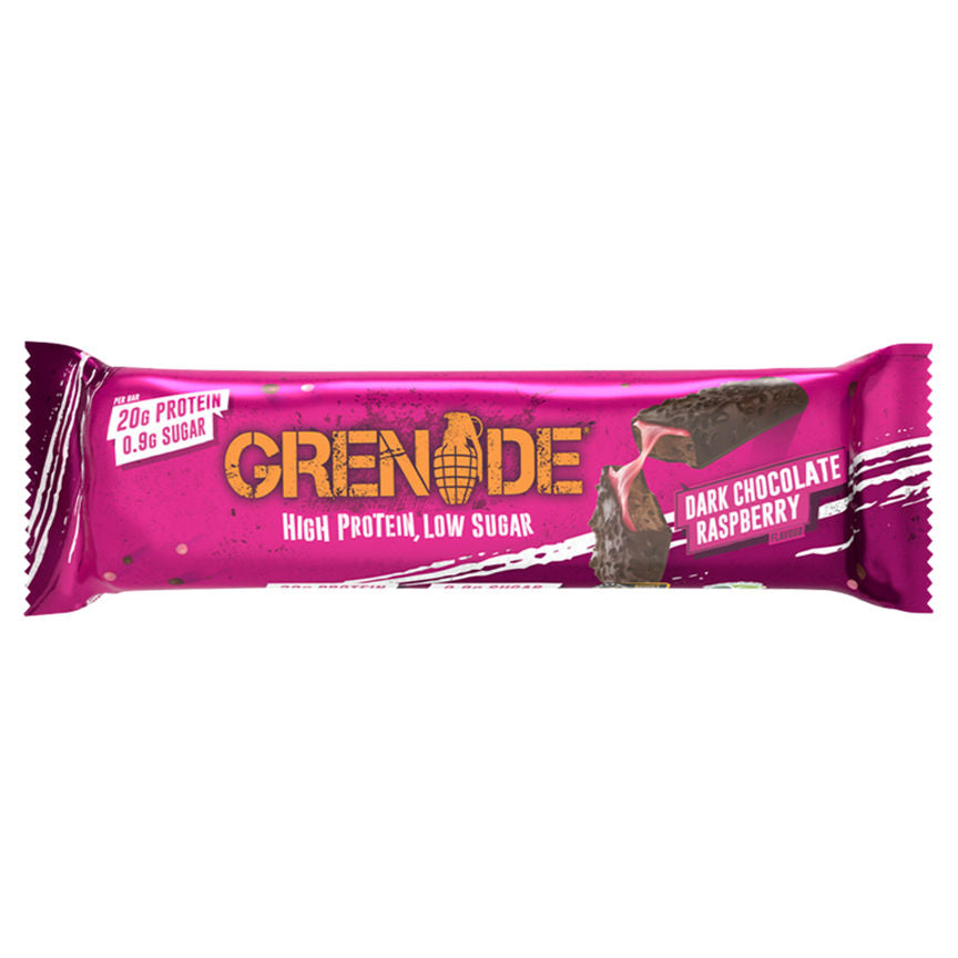 Grenade Carb Killa Dark Chocolate Raspberry Sports Nutrition ASDA   