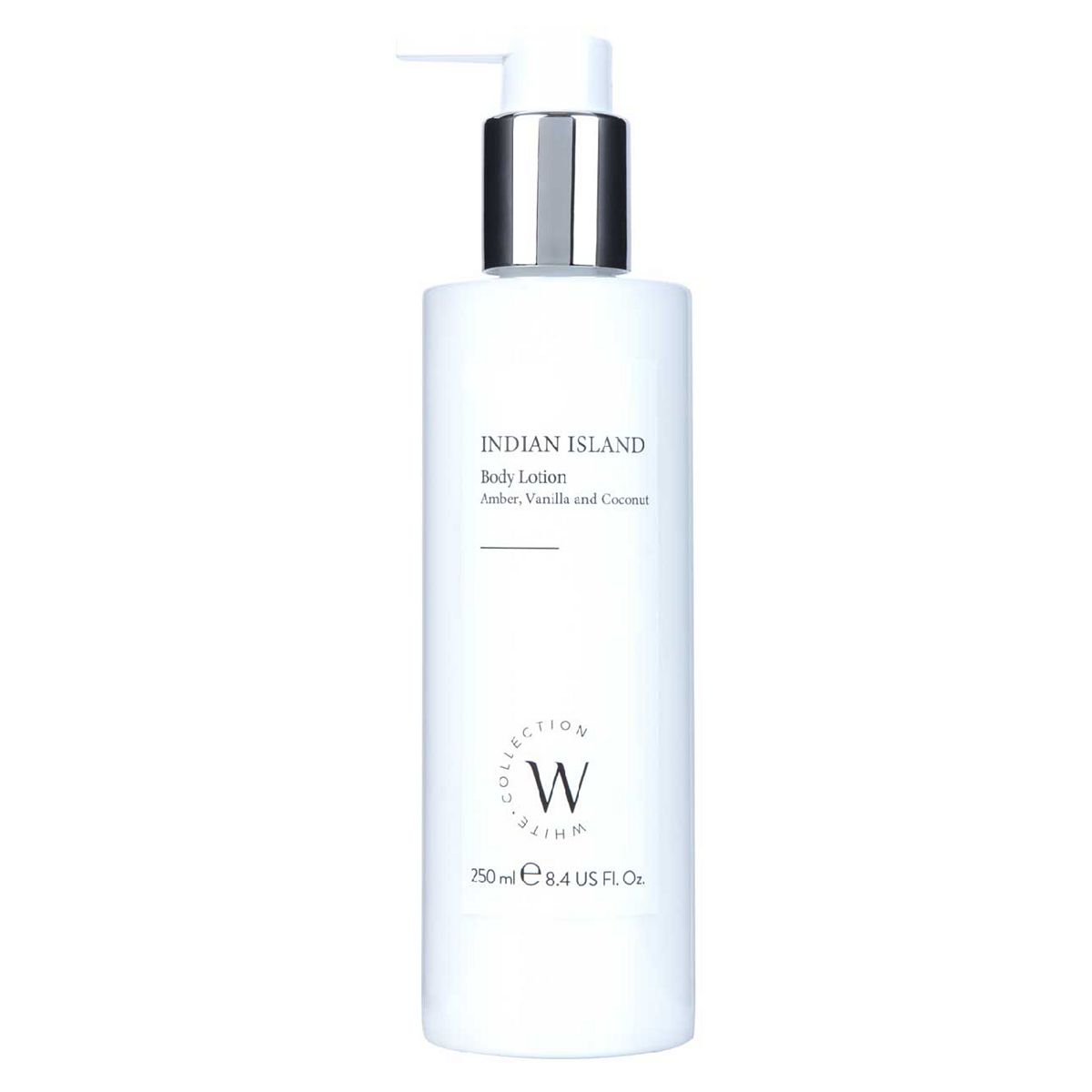 The White Collection Indian Island Body Lotion 250ml Body Care Boots   