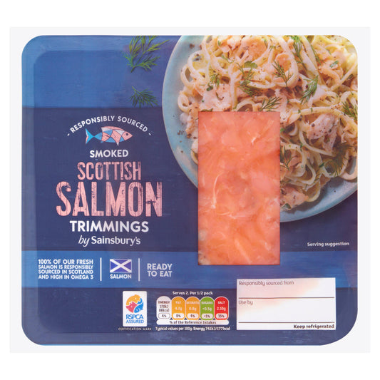 Sainsbury's Scottish Smoked Salmon Trimmings 100g (Ready to Eat) GOODS Sainsburys   