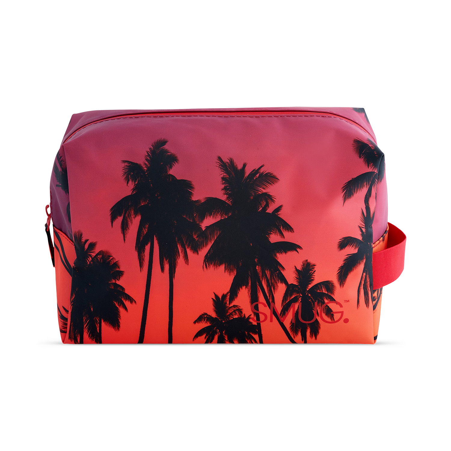 Wash bag in structured design, large capacity 25x13x17 cm - British product