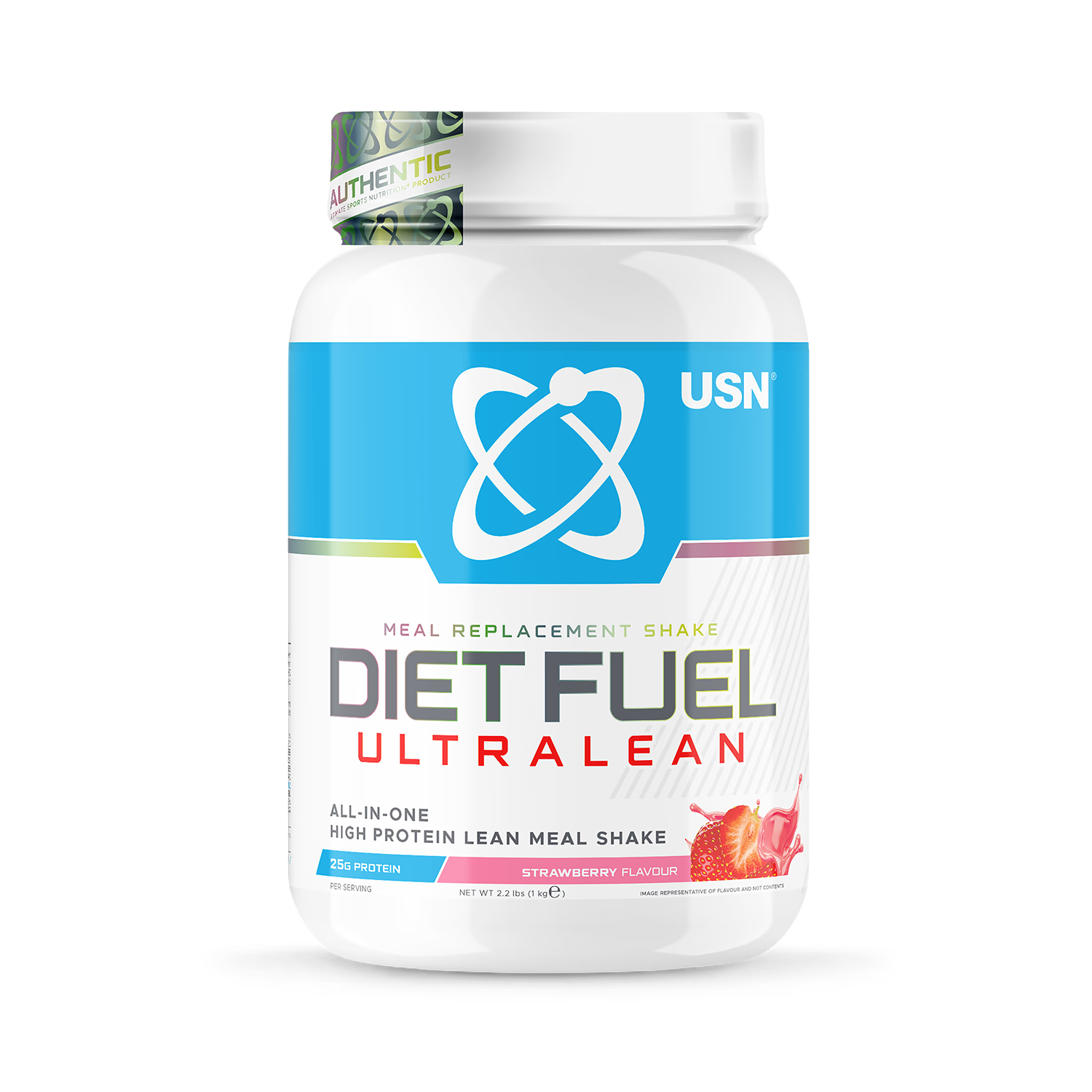 USN Diet Fuel strawberry meal replacement shake 1kg - British product