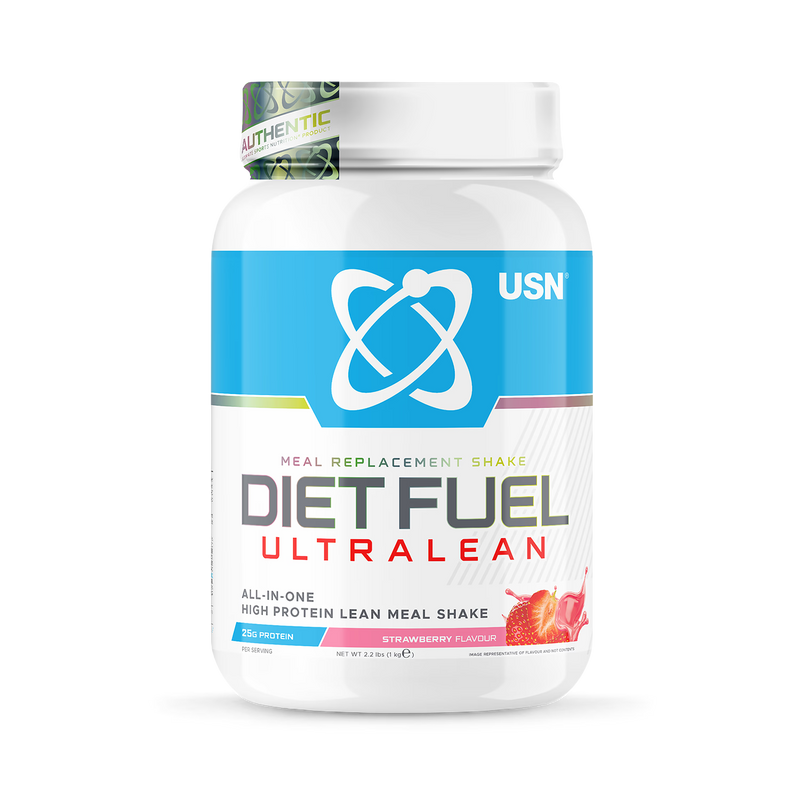 USN Diet Fuel strawberry meal replacement shake 1kg - British product