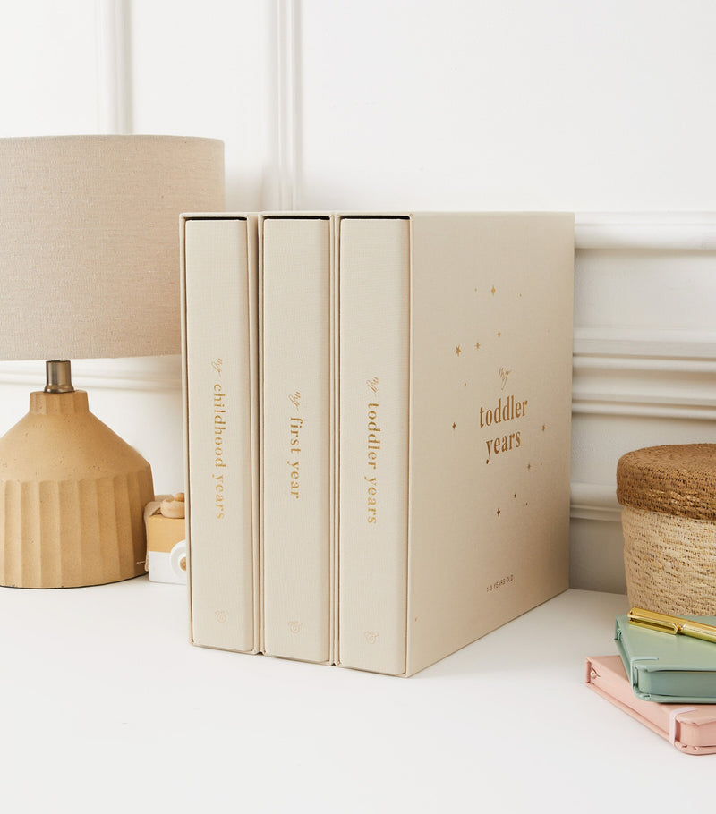 Blush and Gold My Toddler Years photo album - British product