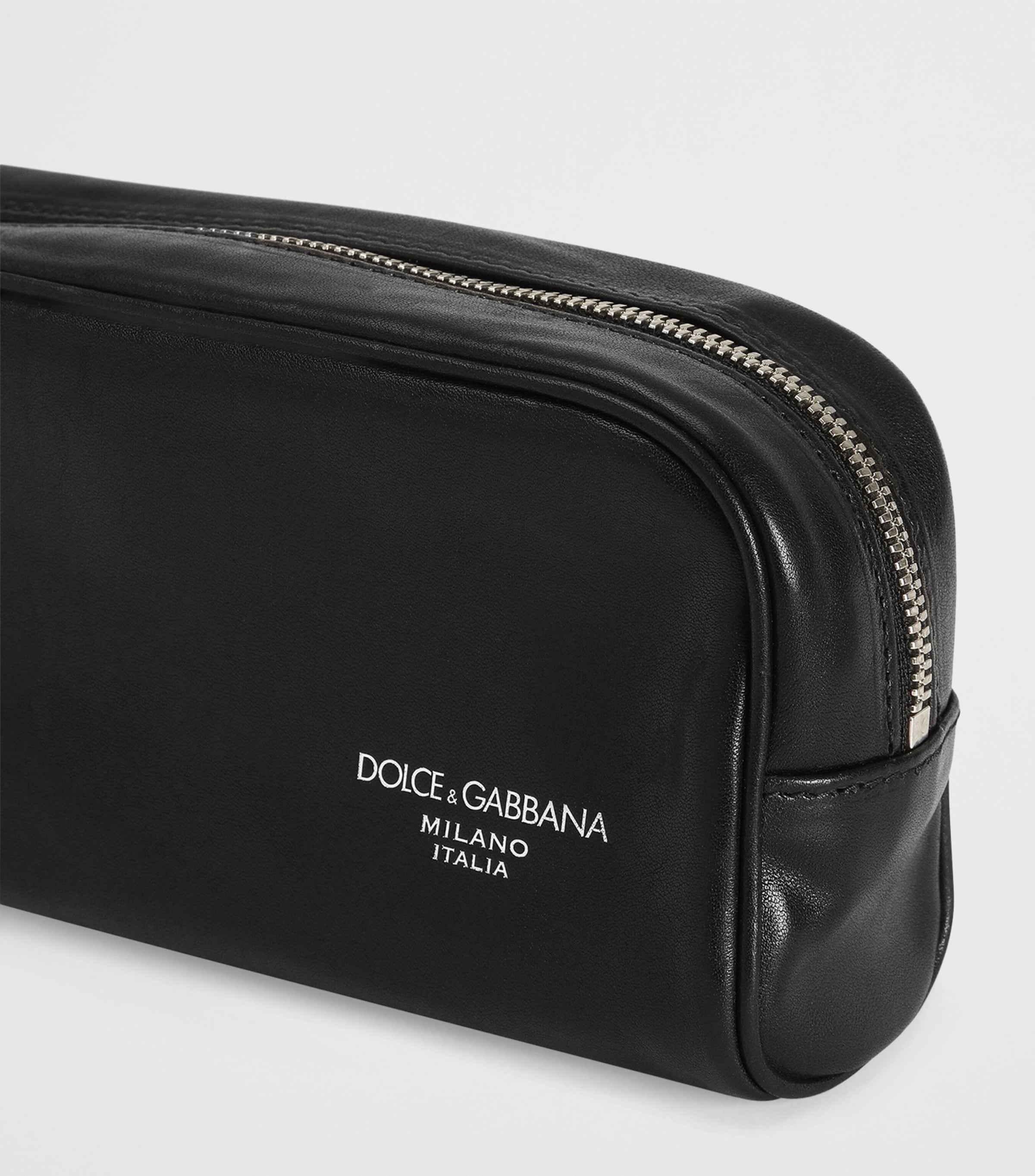 Dolce&Gabbana leather logo pouch - British product