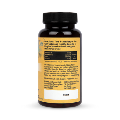 كبسولات ماكا عضوية من Bioglan Superfoods 60