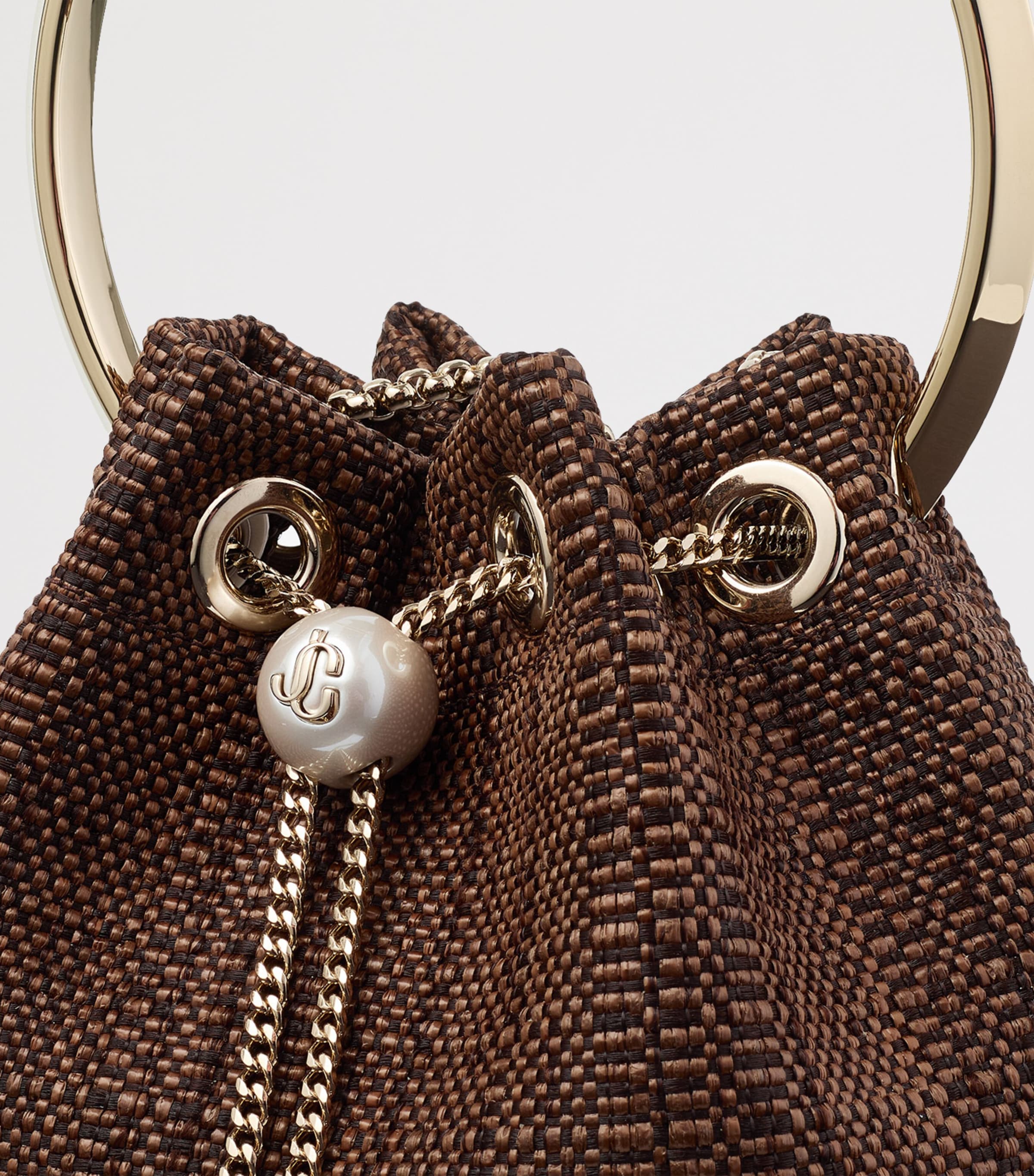Jimmy Choo Bon Bon vevd håndveske - Britisk produkt