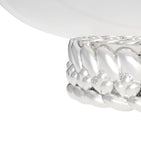 Christofle silver-plated Babylone bowl 17cm - British product
