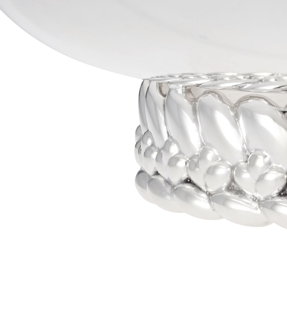 Christofle silver-plated Babylone bowl 17cm - British product