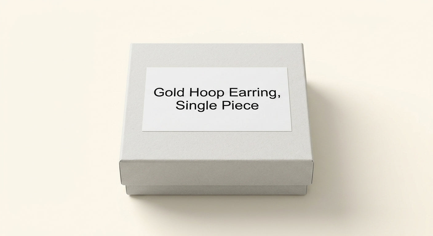 Cartier Juste un Clou rose gold single hoop earring - British product