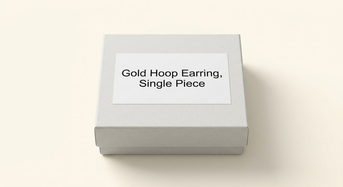 Cartier Juste un Clou rose gold single hoop earring - British product