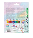 Faber-Castell unicorn pencil case with 24 colouring pencils - British product