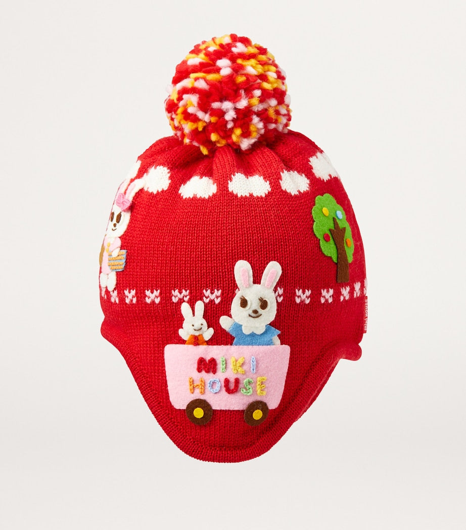 Miki House Wool-Blend Usako hat, imported from the UK