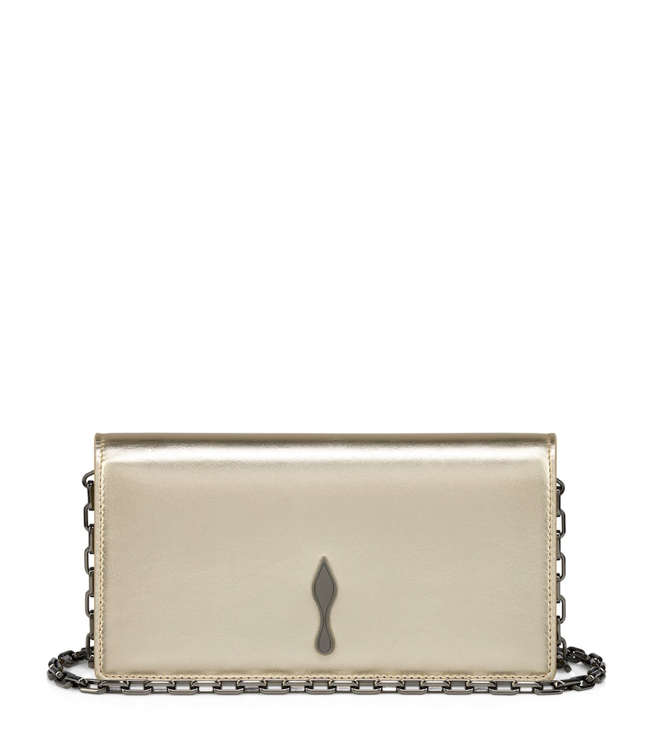 Christian Louboutin Bettina lambskin clutch bag - British product