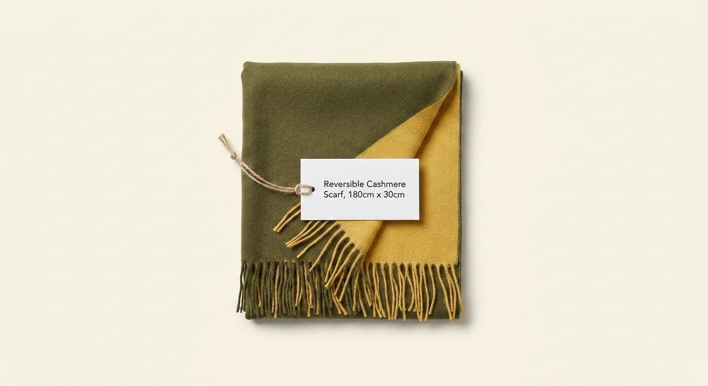 Burberry reversible EKD scarf 168x30cm (British brand)