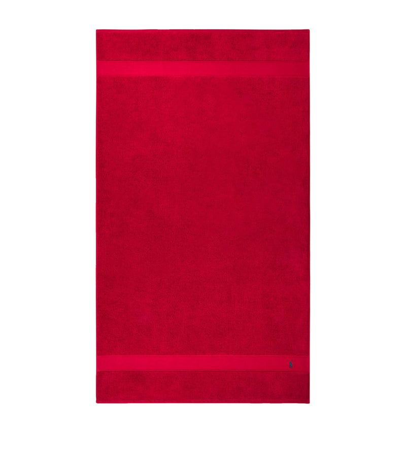 Ralph Lauren Polo Player bath sheet 90cm x 160cm, imported from the UK