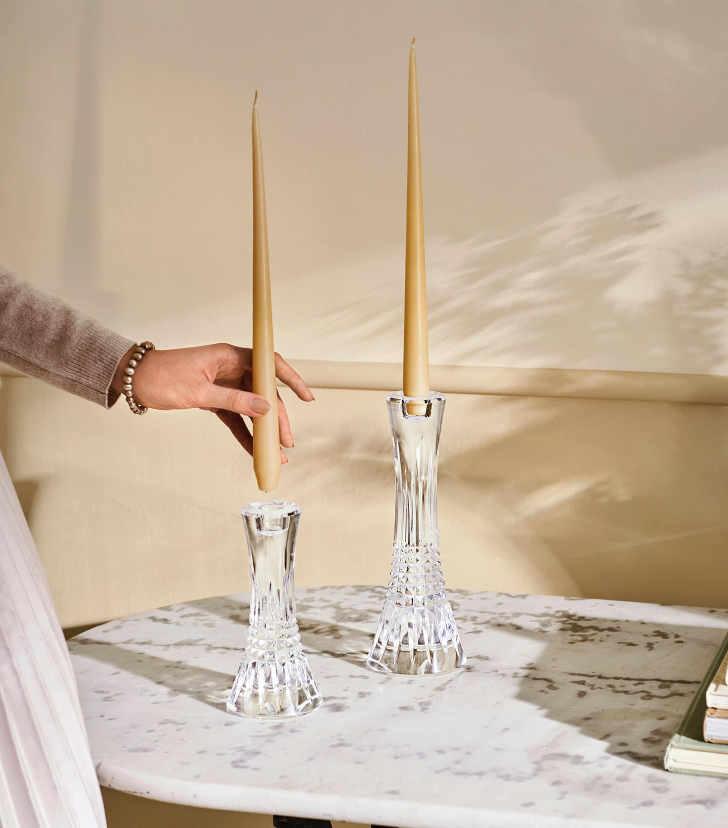 Waterford Lismore Diamond candlestick 17cm (British brand)