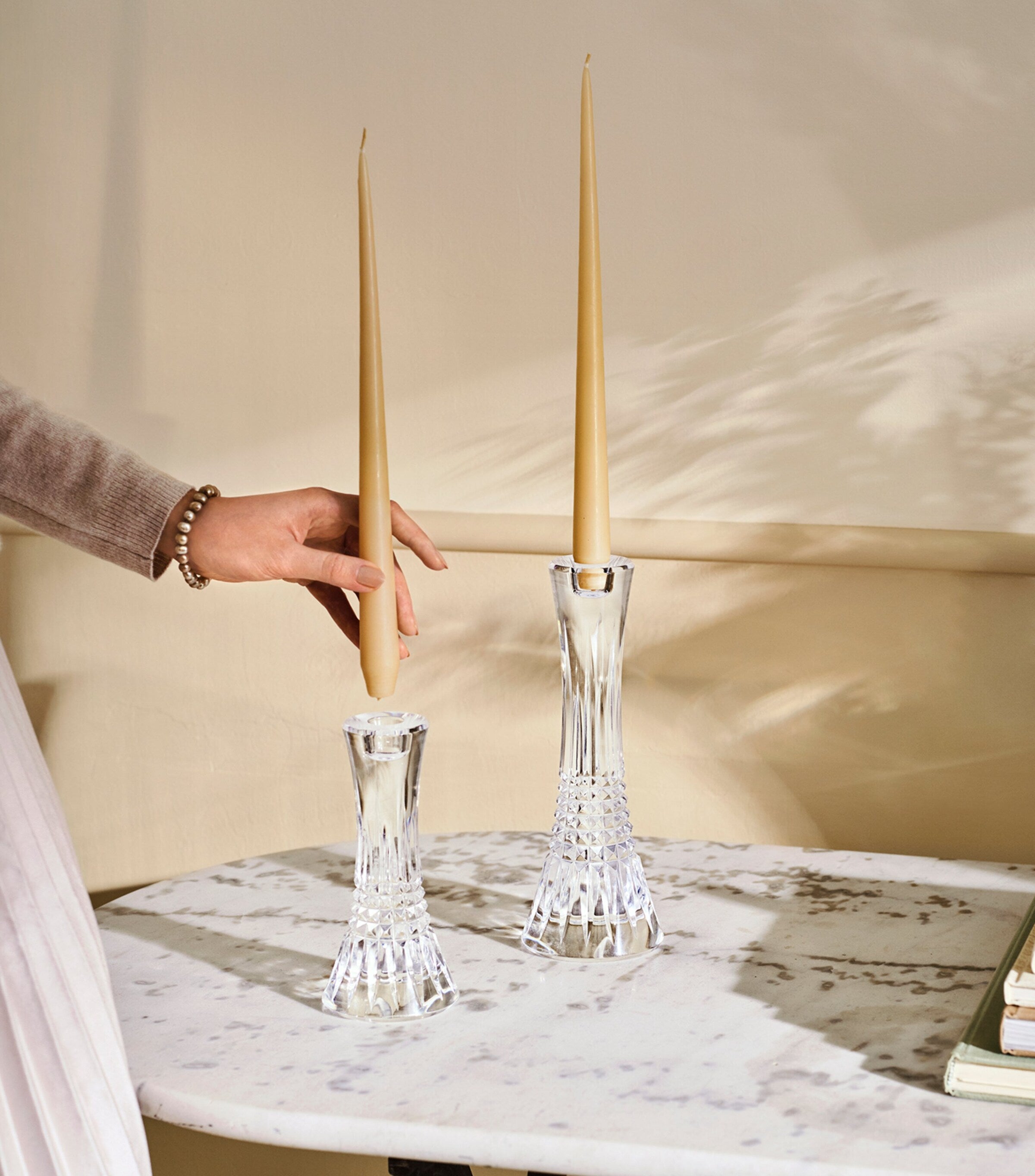 Waterford Lismore Diamond candlestick 17cm (British brand)