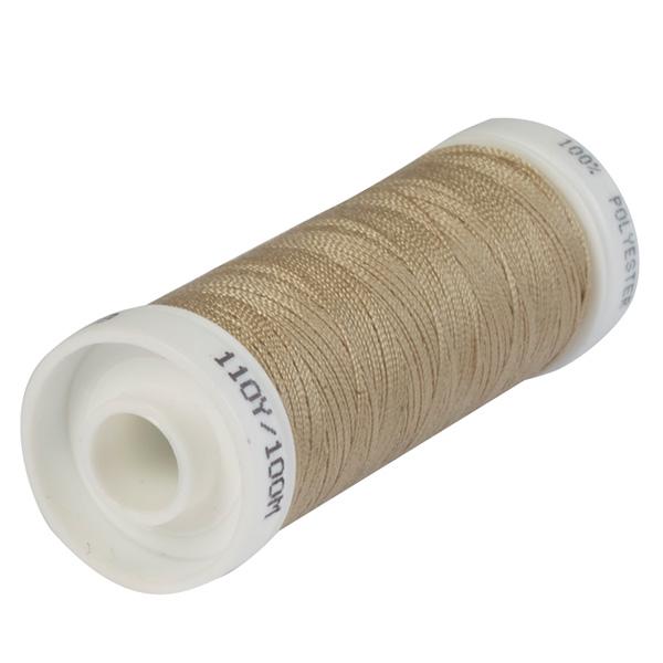 Korbond Taupe Polyester Thread 100m