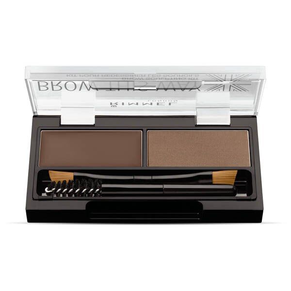 Rimmel Brow This Way Eyebrow Sculpting Kit 002 Medium Brown GOODS Superdrug   