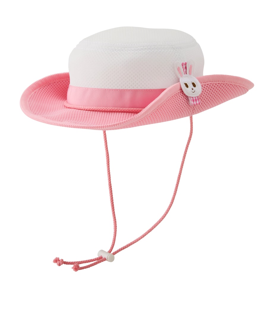 Miki House children's mesh bunny sun hat, imported from the UK