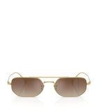 Oliver Peoples 1989C rechteckige Sonnenbrille mit verspiegelten Gläsern (britische Marke)