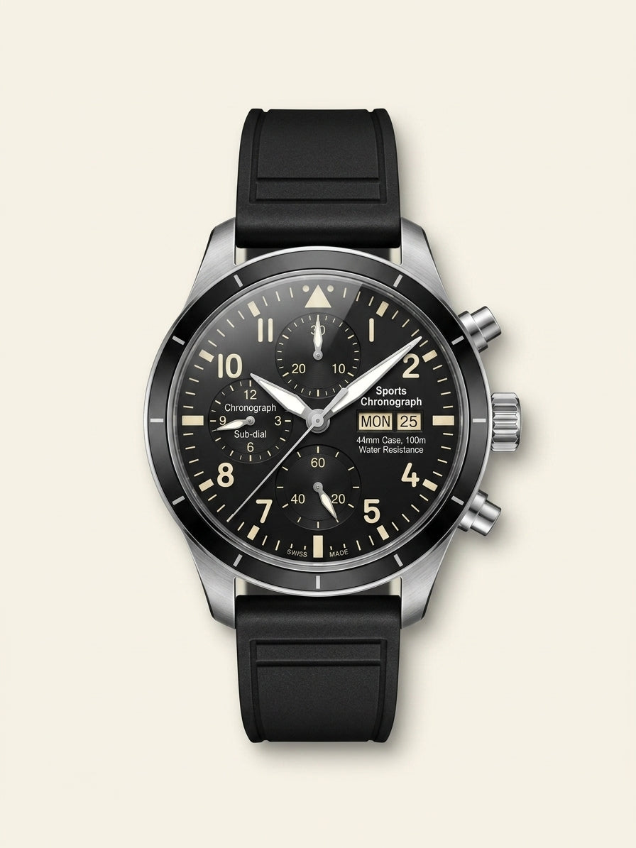 IWC Pilot chronograph AMG titanium automatic watch 41mm (British brand)