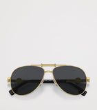 Versace Metal Pilot Sunglasses VE2236, imported from the UK